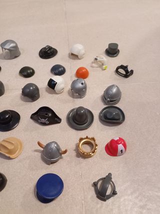 Playmobil cascos gorros accesorios