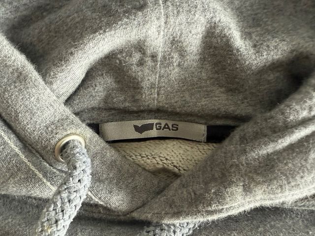 Sudadera Italiana Gas Jeans gris. Talla M.