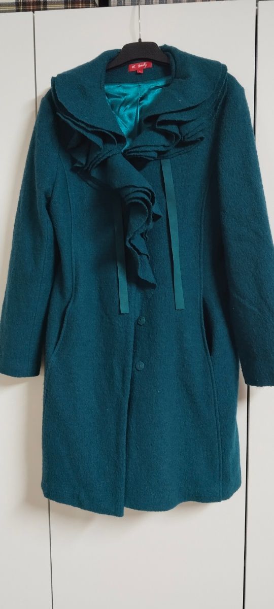 Abrigo K.Daily - color verde azulado