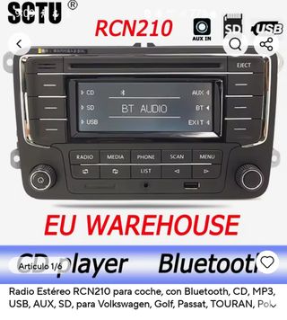 Radio Estereo RCN210 para coche