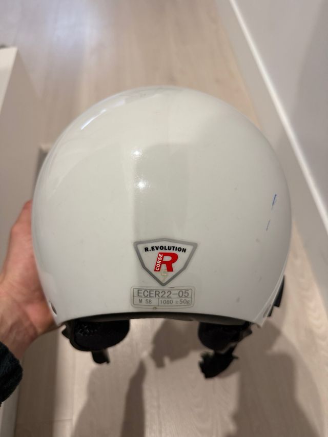 Casco R.Evolution blanco talla M