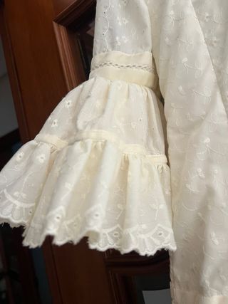 Vestido Flamenca niña blanco