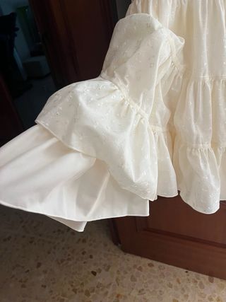 Vestido Flamenca niña blanco