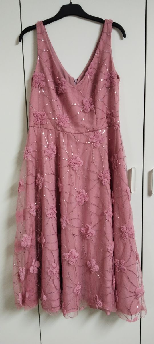 Vestido rosa fiesta