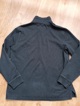 Polo manga larga negro Ralph Lauren. L.