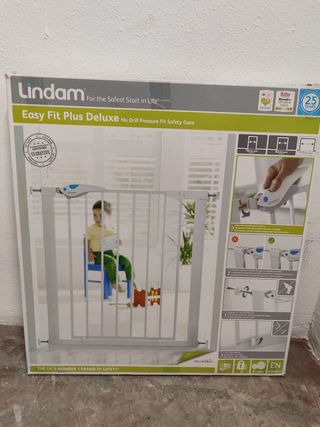 Barrera seguridad Lindam EasyFit Plus Deluxe