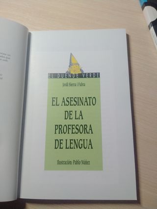 El asesinato de la profesora de lengua 