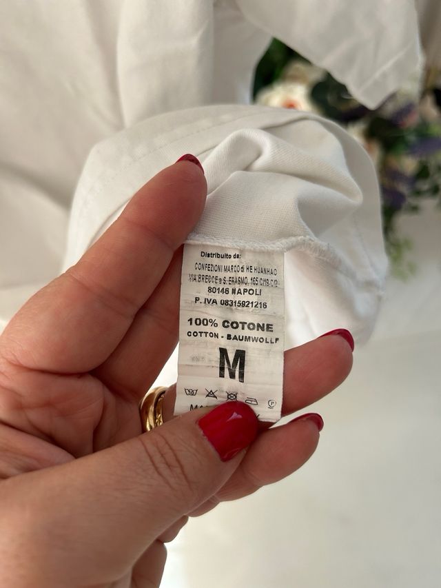 Tshirt uomo bianca “INSPIRED BY THE FEAR OF BEING AVERAGE” Taglia M