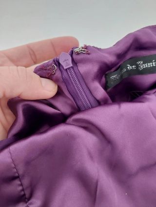 Vestido fiesta morado largo