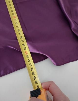 Vestido fiesta morado largo