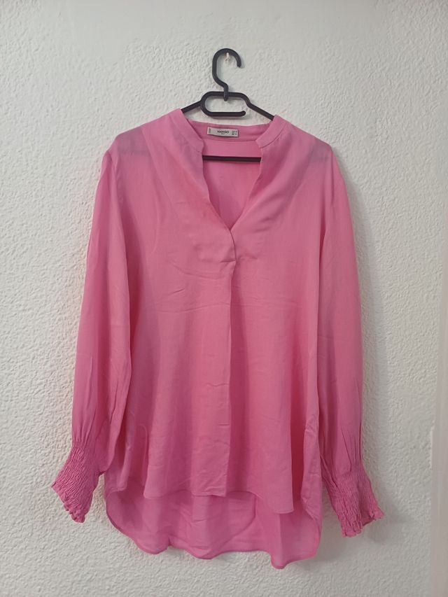 Camisa rosa mango nueva