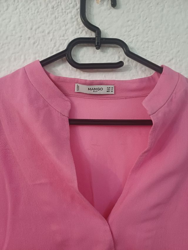 Camisa rosa mango nueva