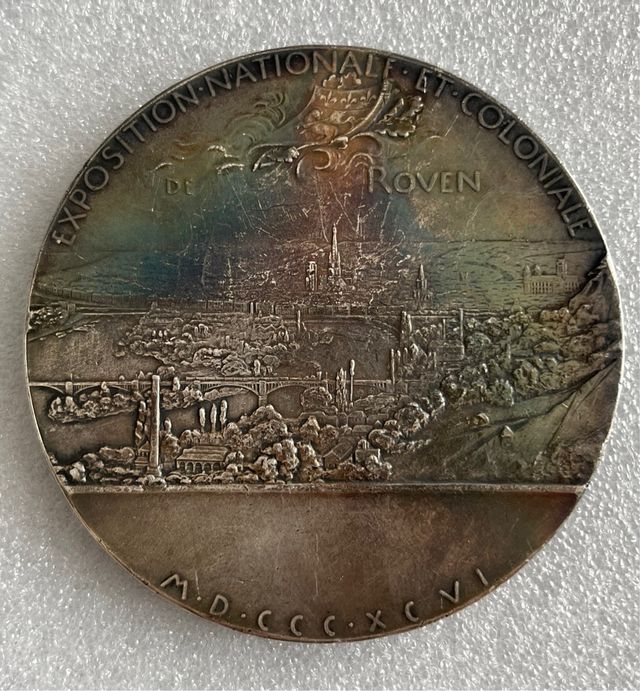Medallón de Bronce Exposition Nationale