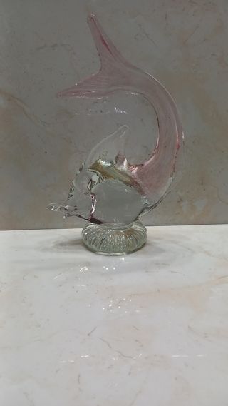 Sculture Murano: Pesce Rosa