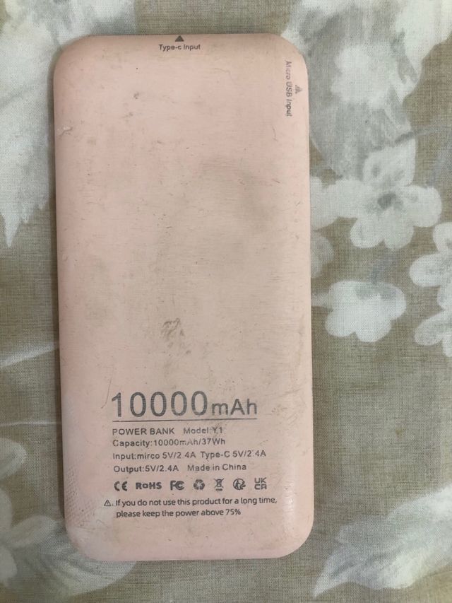 Power Bank 10000mAh - Tipo C y Micro USB