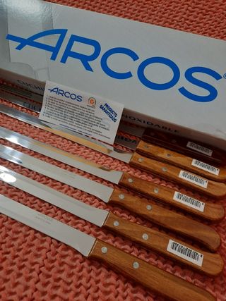 ✅ LOTE 12 CUCHILLOS JAMONEROS ARCOS SE ENVÍAN!!