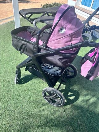 Carro Bebé Viola Rosa