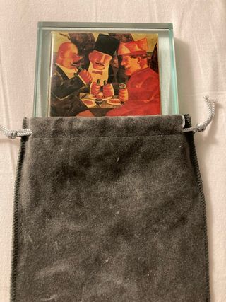 Fermacarte in cristallo