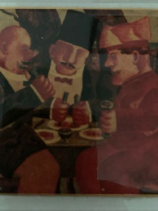 Fermacarte in cristallo