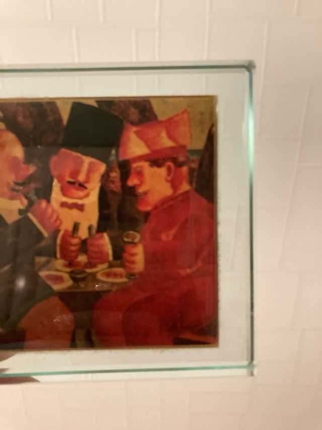 Fermacarte in cristallo