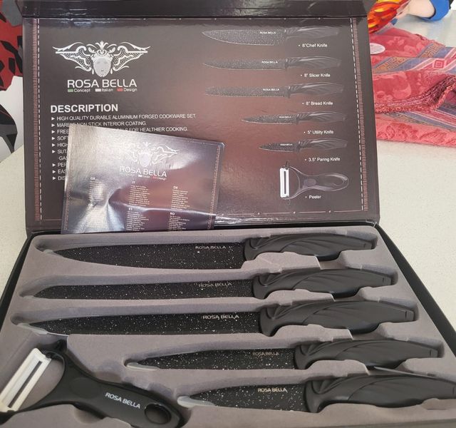 Set 6 coltelli Rosa Bella