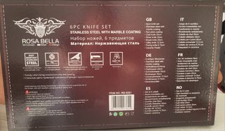 Set 6 coltelli Rosa Bella