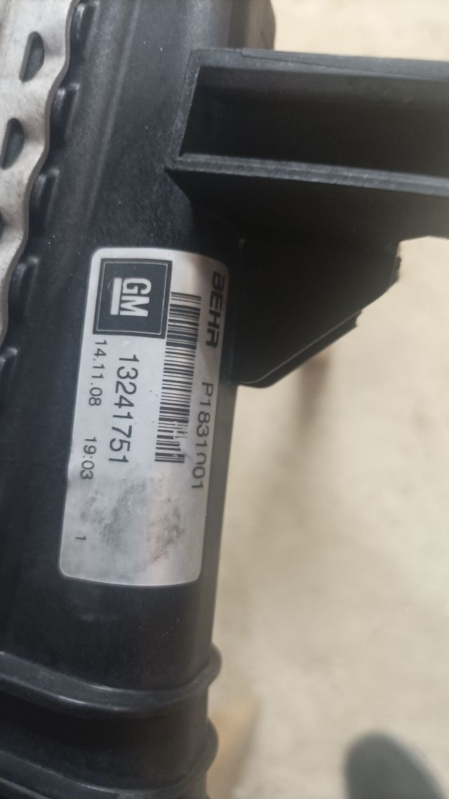 Radiador Intercooler Opel Insignia