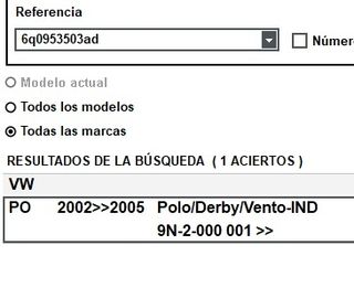 Mando intermitentes volkswagen polo