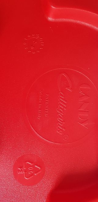 PUFF POUF ASIENTO ROJO CANDY CALLIGARIS