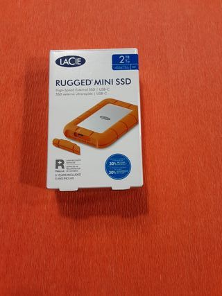 Disco Lacie Rugged mini ssd 2Tb nuevo
