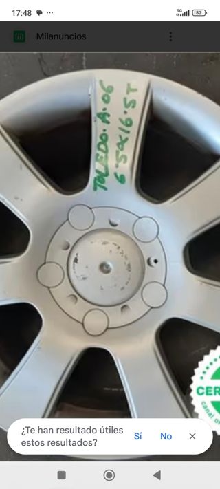 Llantas Seat, Audi, Volkswagen, Skoda.