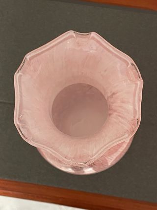 Portacenere piu vaso in vetro di murano
