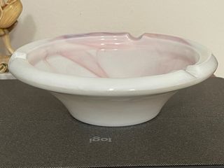 Portacenere piu vaso in vetro di murano