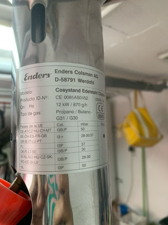 Estufa exterior Enders - Calefactor