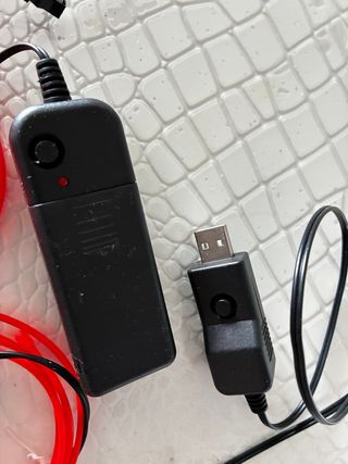 Tira LED roja USB  1 metro de largo