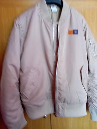 Cazadora Nike FC Barcelona Beige