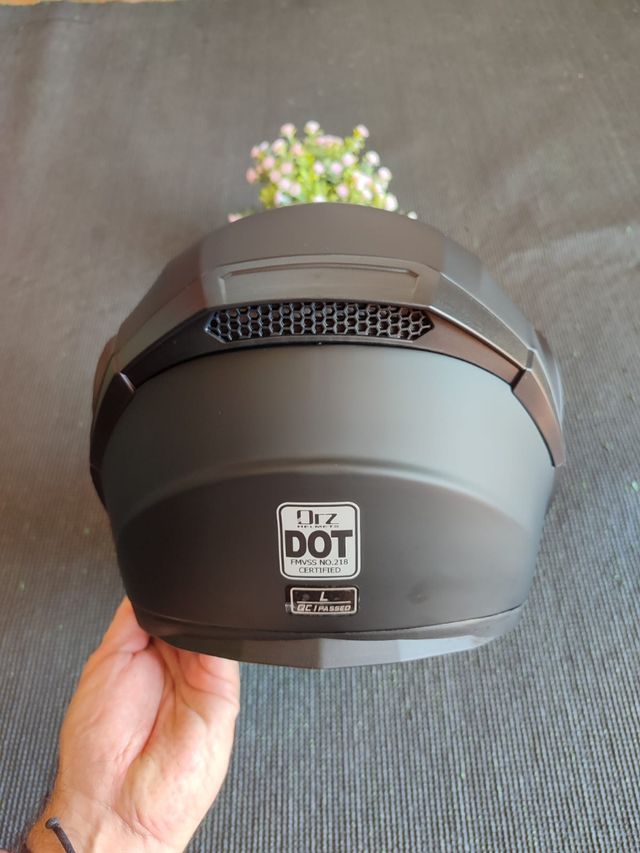 Casco Moto Modular Abatible talla L negro unisex 