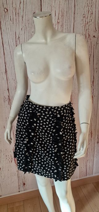Falda corazones Denny Rose con etiqueta