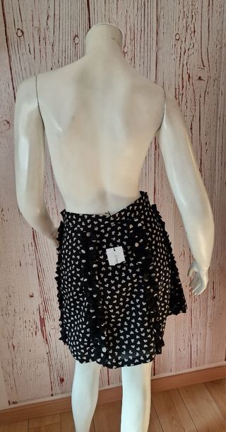 Falda corazones Denny Rose con etiqueta