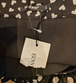 Falda corazones Denny Rose con etiqueta