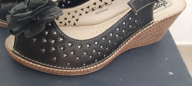 Sandali Alamo Shoes neri, n. 36