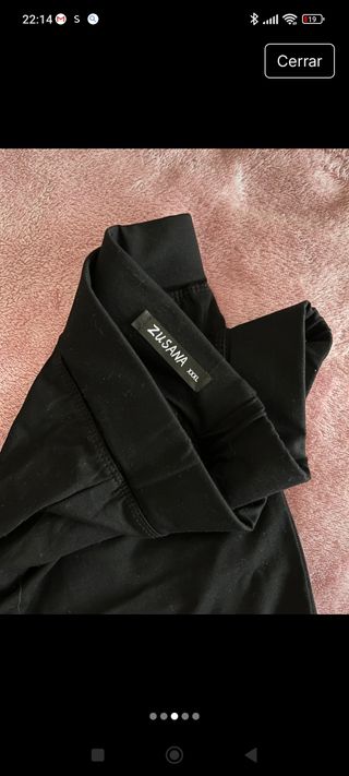 Conjunto camiseta+leggins - Rosa y Negro