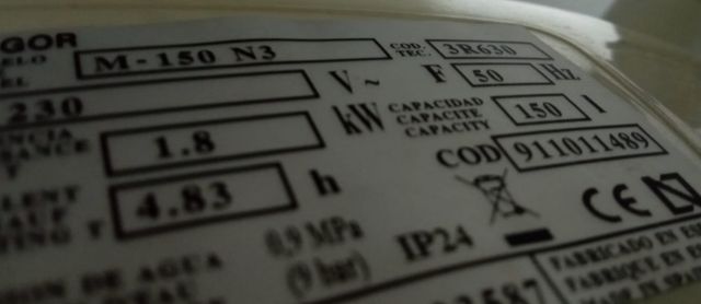 Termo eléctrico FAGOR 150L blanco