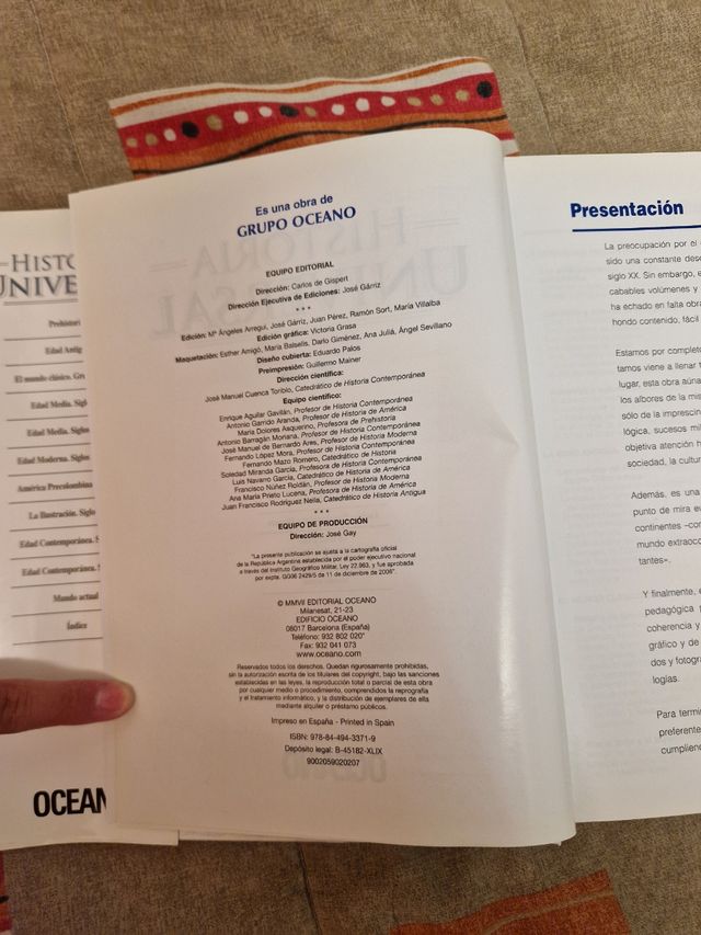 Libro Historia Universal