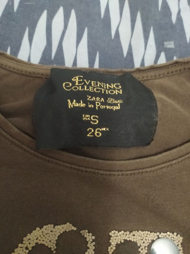 Camiseta Zara marrón - talla 4