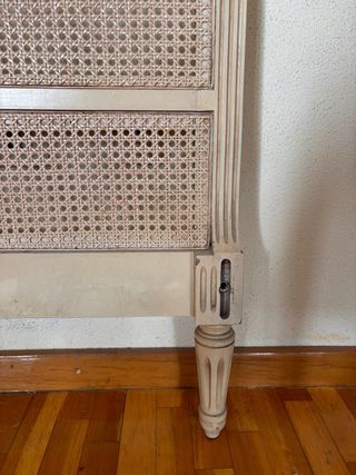 Cabezal de cama de madera