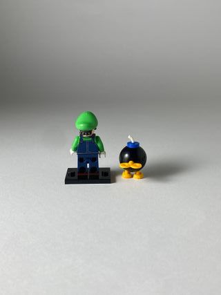 Luigi - Figurine Type Lego Mario 2