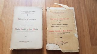 Libros de caballerias. Completo. Adolfo bonilla