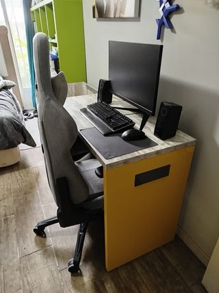 escritorio de madera estensible