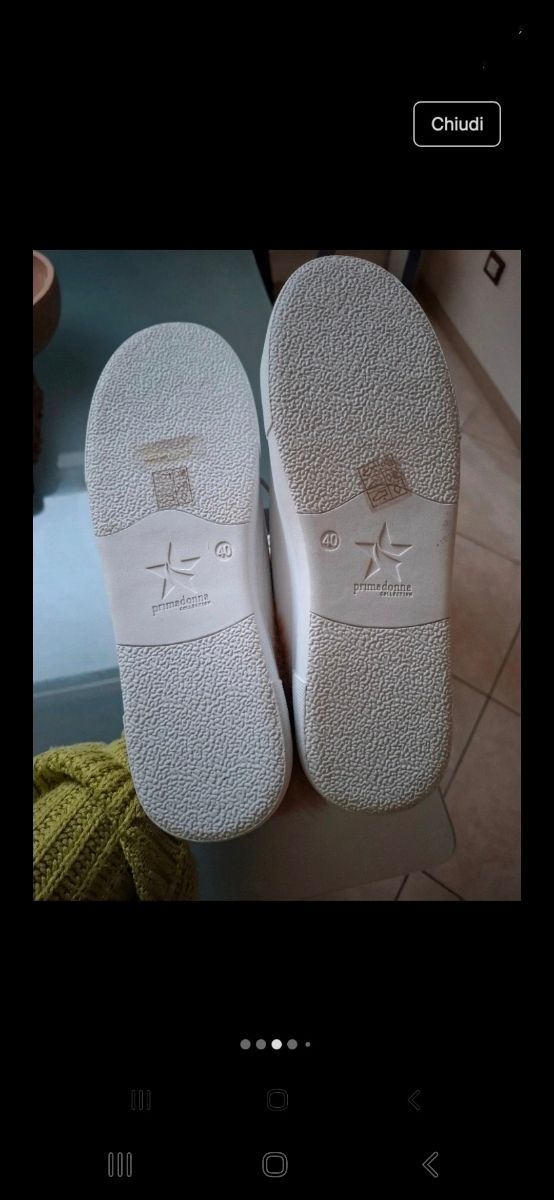 Sneakers Primadonna bianche e marroni